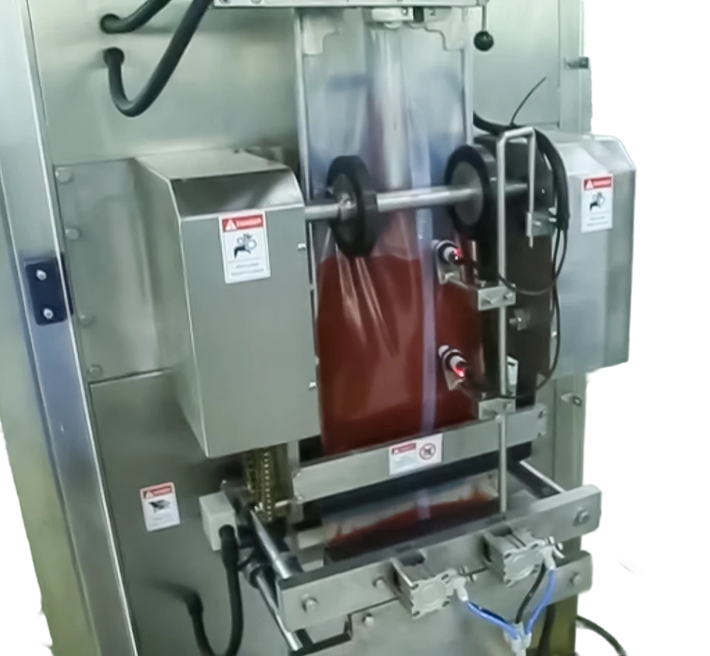 Detalle del sistema de dosificación volumétrica para productos viscosos